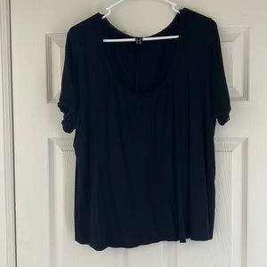 3X Forever 21+ Black Tee